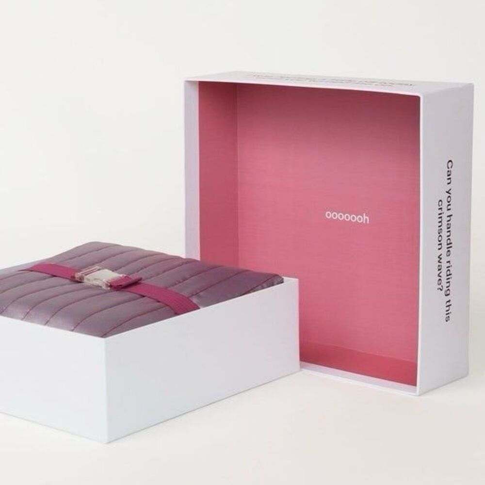 THINX Waterproof Period Sex Blanket Limited Edition Lavender Quilted NIB